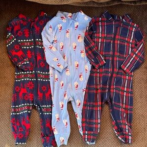 Hanna Anderson Christmas Onesies - 3 Pack
